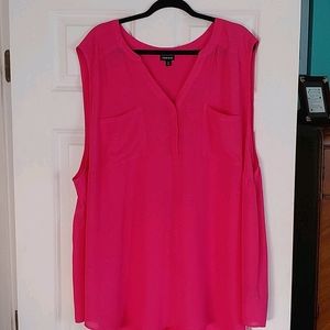 Hot Pink Sleeveless Top
